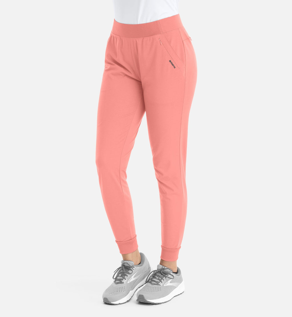 Focus 60302 Women's Mid Rise Elastic Jogger Desert Coral