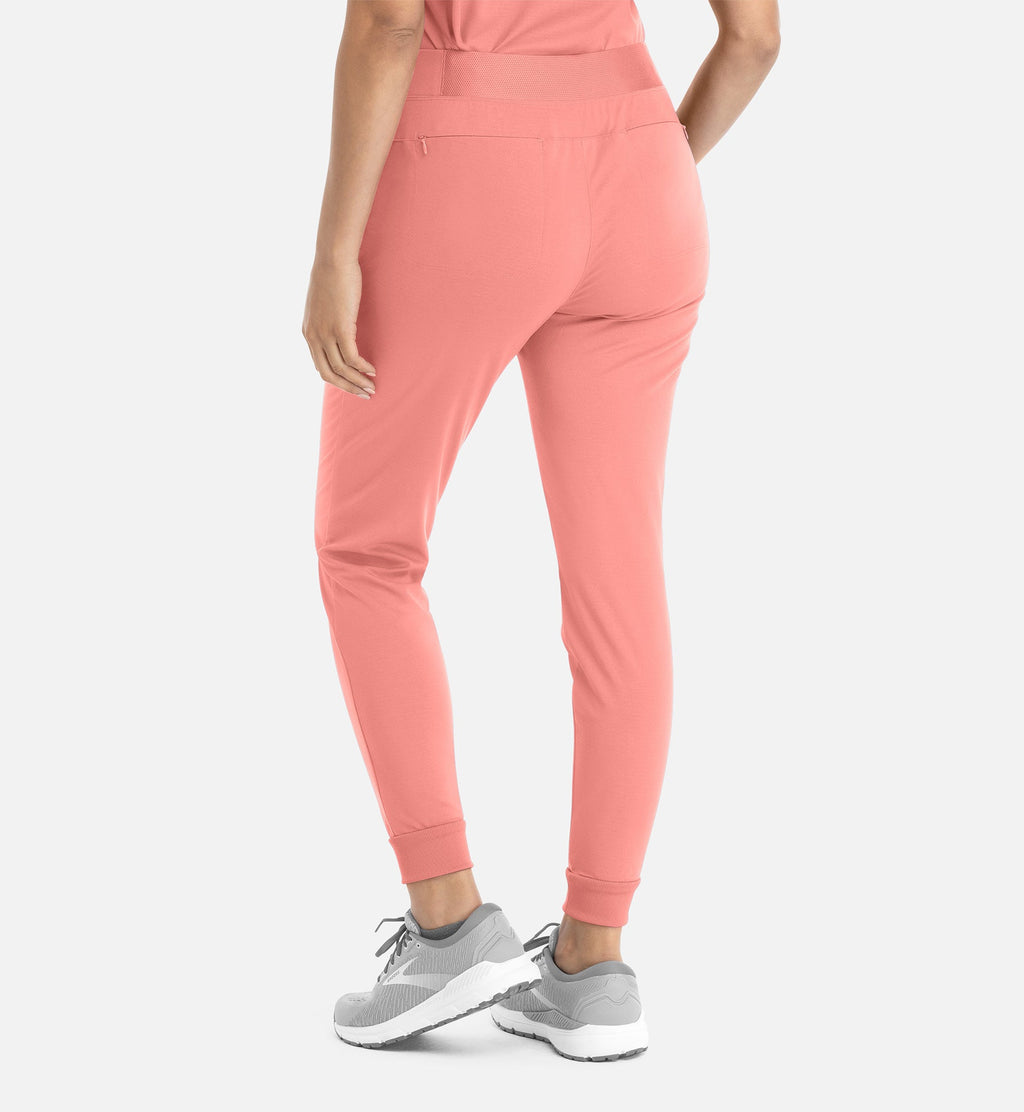 Focus 60302 Women's Mid Rise Elastic Jogger Desert Coral