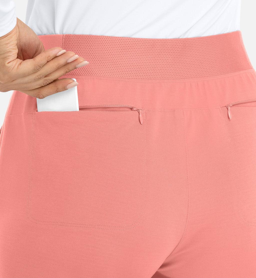 Focus 60302 Women's Mid Rise Elastic Jogger Desert Coral