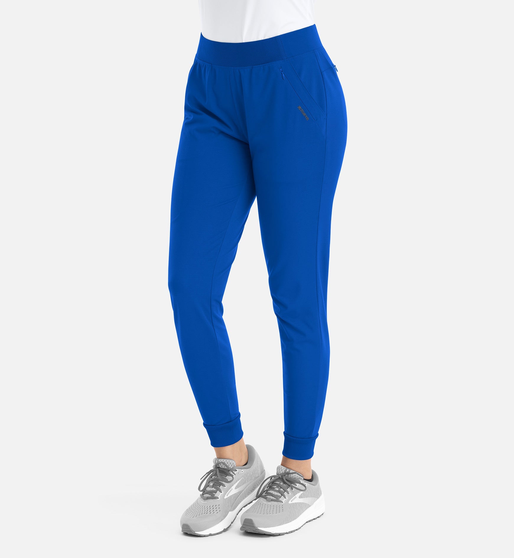 Focus 60302 Women's Mid Rise Elastic Jogger Royal Blue