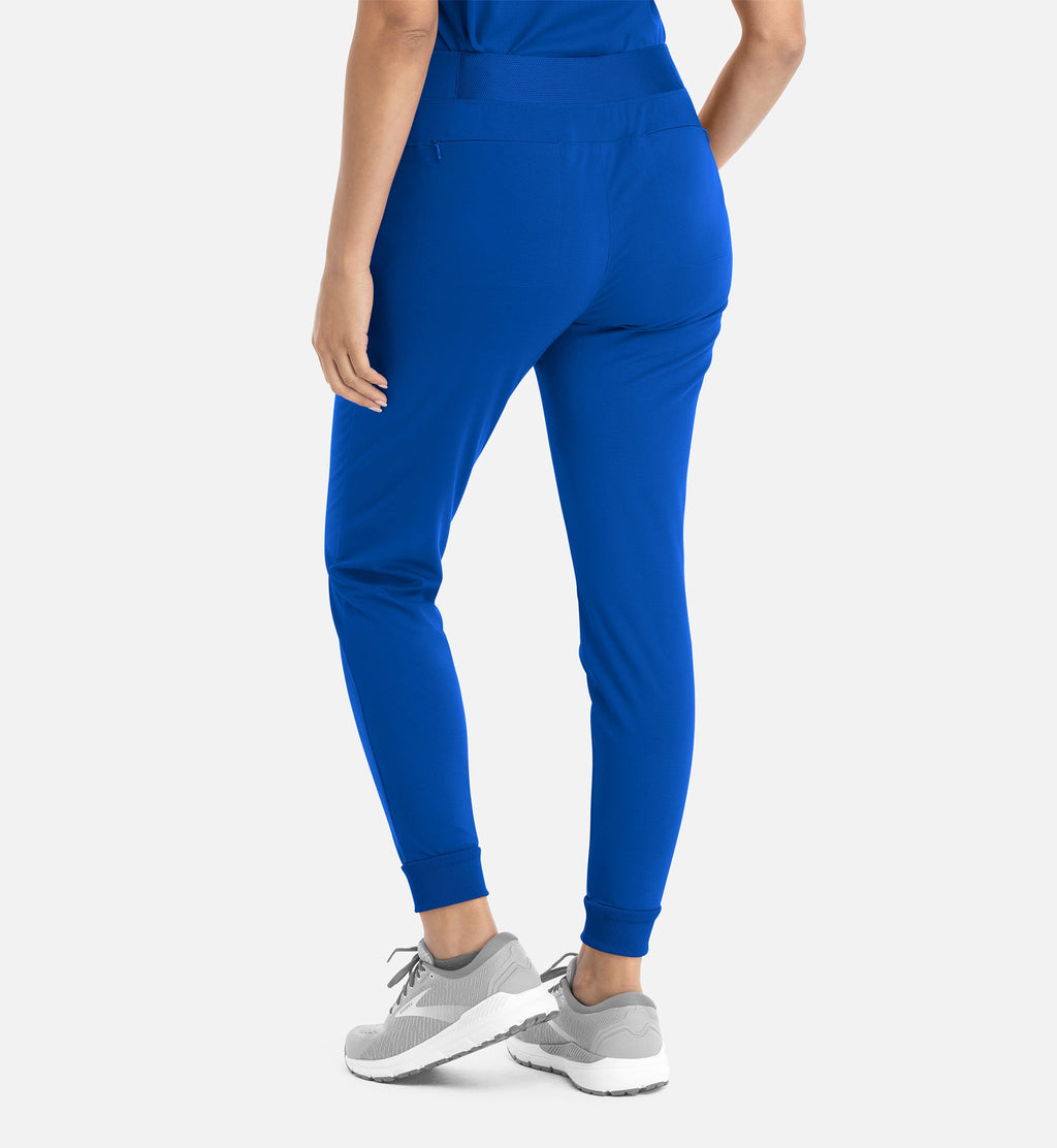 Focus 60302 Women's Mid Rise Elastic Jogger Royal Blue
