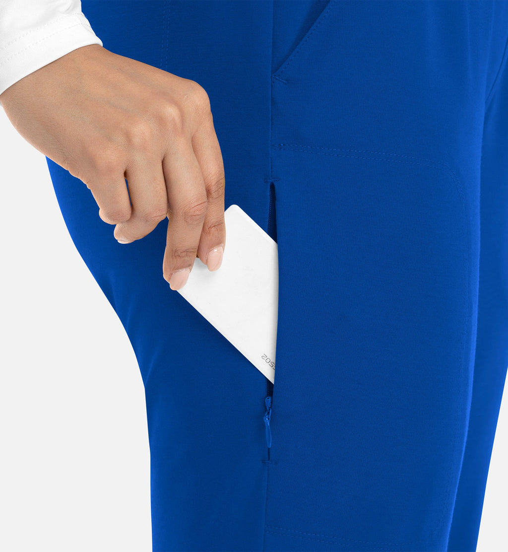 Focus 60302 Women's Mid Rise Elastic Jogger Royal Blue