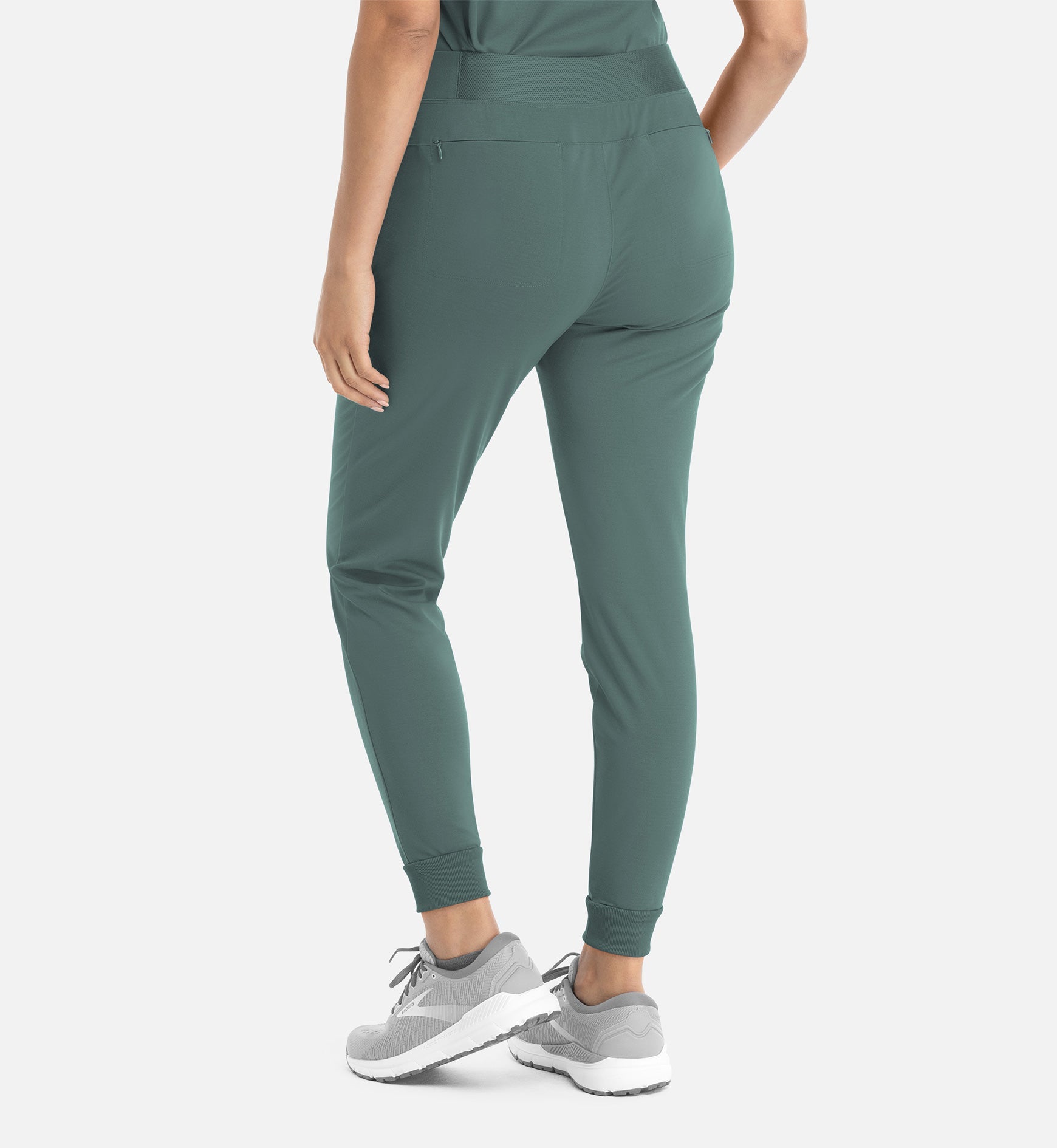 Focus 60302 Women's Mid Rise Elastic Jogger Sage