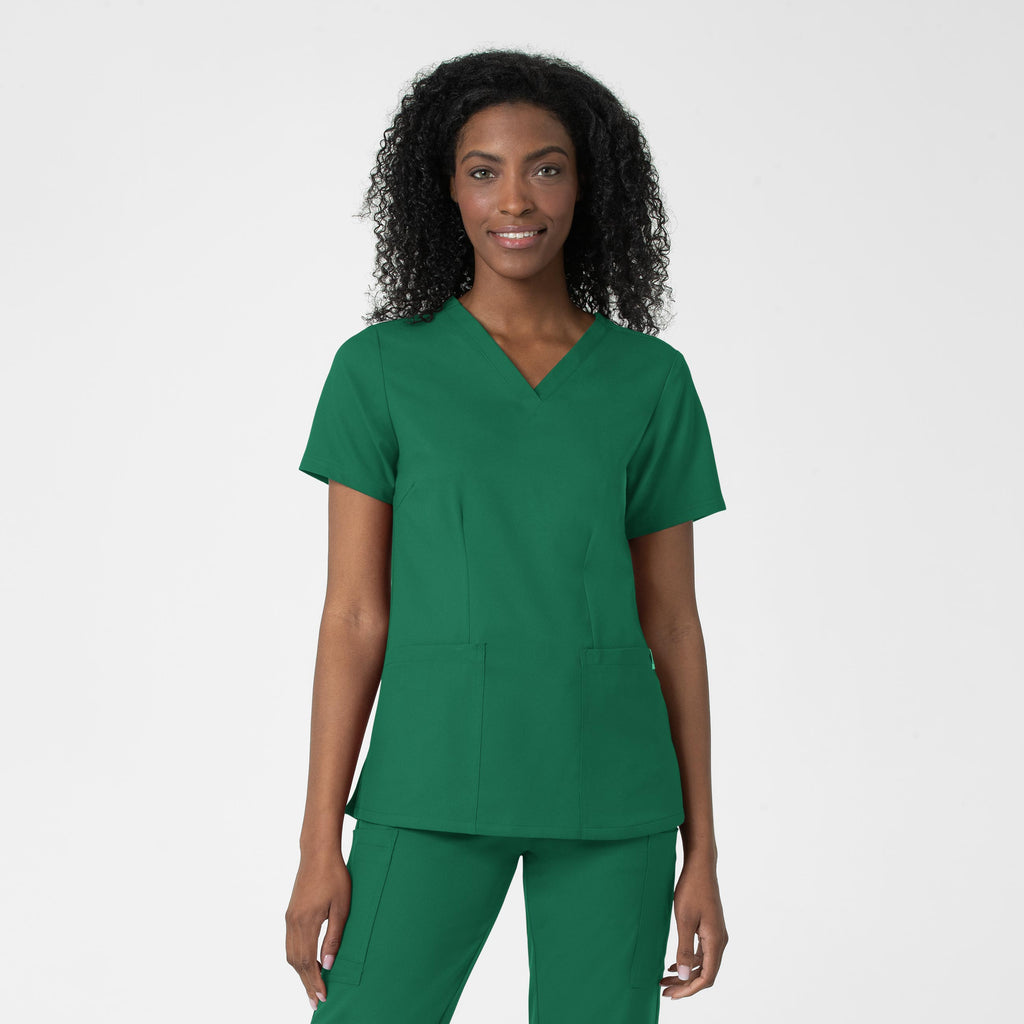 Thrive 6122 Fitted 3-Pocket V-Neck Scrub Top Hunter