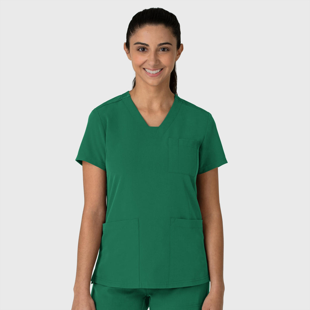 Nova 6132 Flex-n-Reach V-Neck Scrub Top Hunter