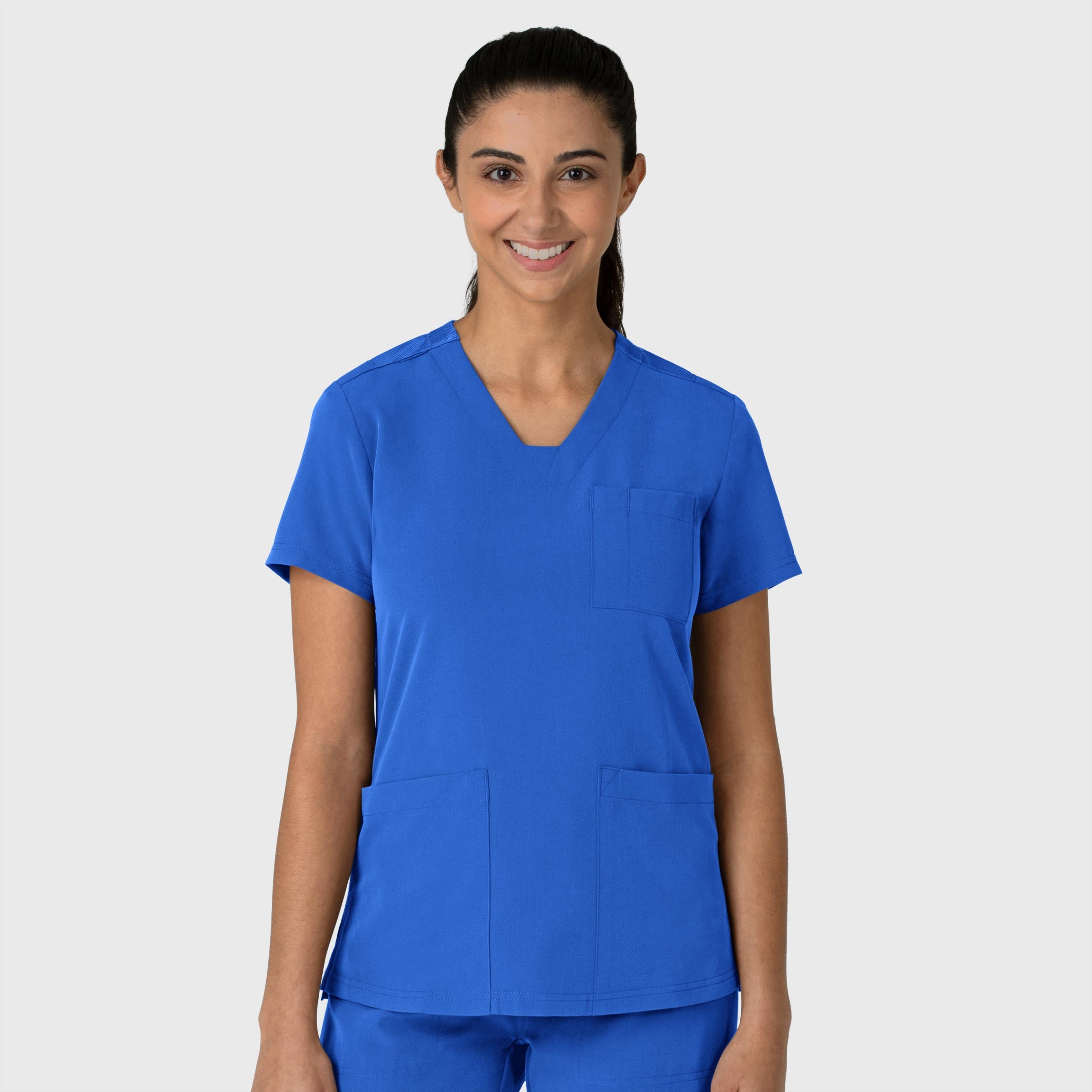 Nova 6132 Flex-n-Reach V-Neck Scrub Top Royal