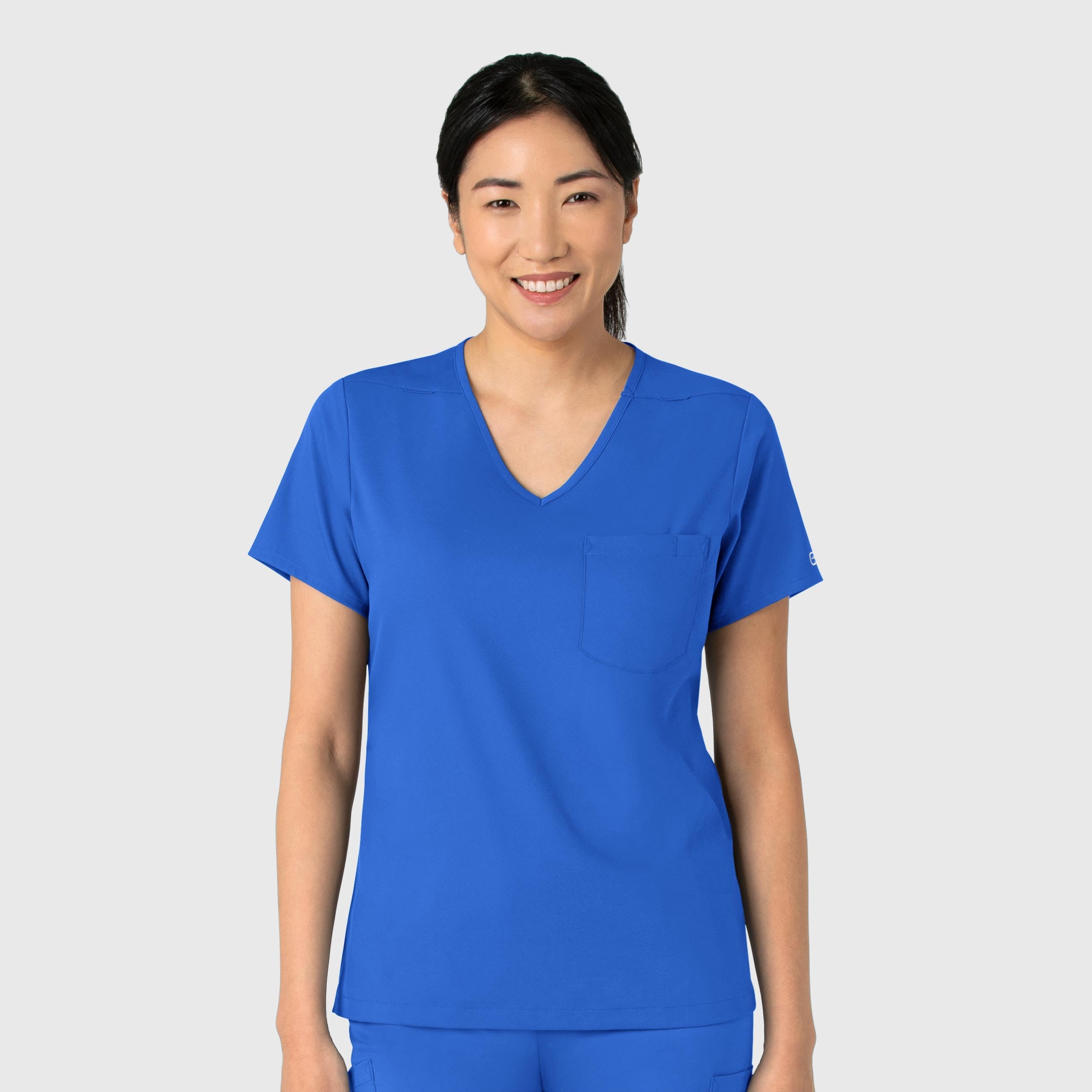Boundless 6151 Tuck-In Scrub Top Royal