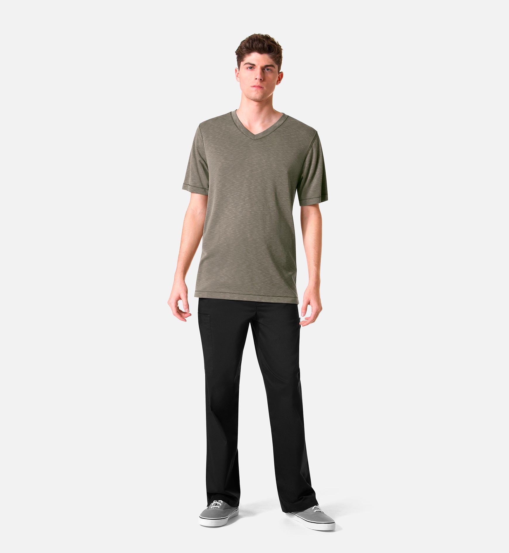 Knit 6409 Men's Short Sleeve Modal Tee Taupe