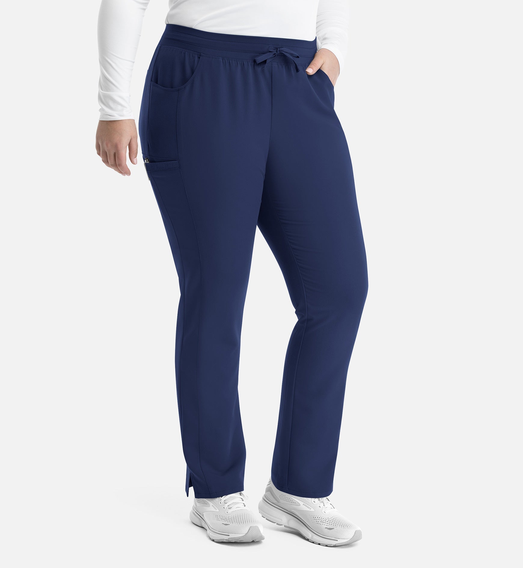 Matrix Pro 6901 Women's Yoga Waistband Tapered Pants Navy