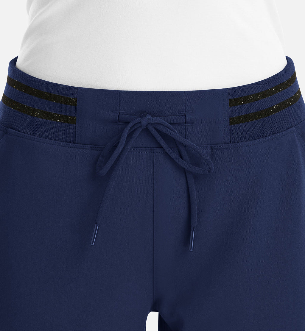Matrix Pro 6902 Women's Full Waist Jogger With Metallic Detail Navy