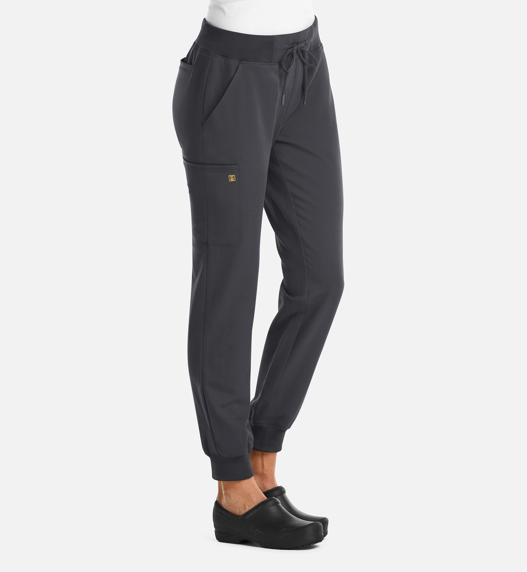Matrix Pro 6903 Women's Full Waist Jogger Pewter