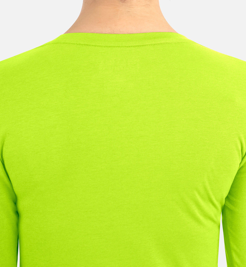 Bestee 6909 Women's Basic Long Sleeve Underscrub Tee Acid Lime