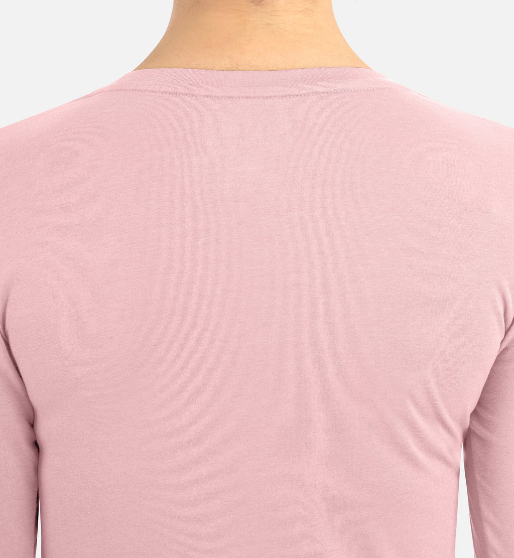 Bestee 6909 Women's Basic Long Sleeve Underscrub Tee Light Mauve