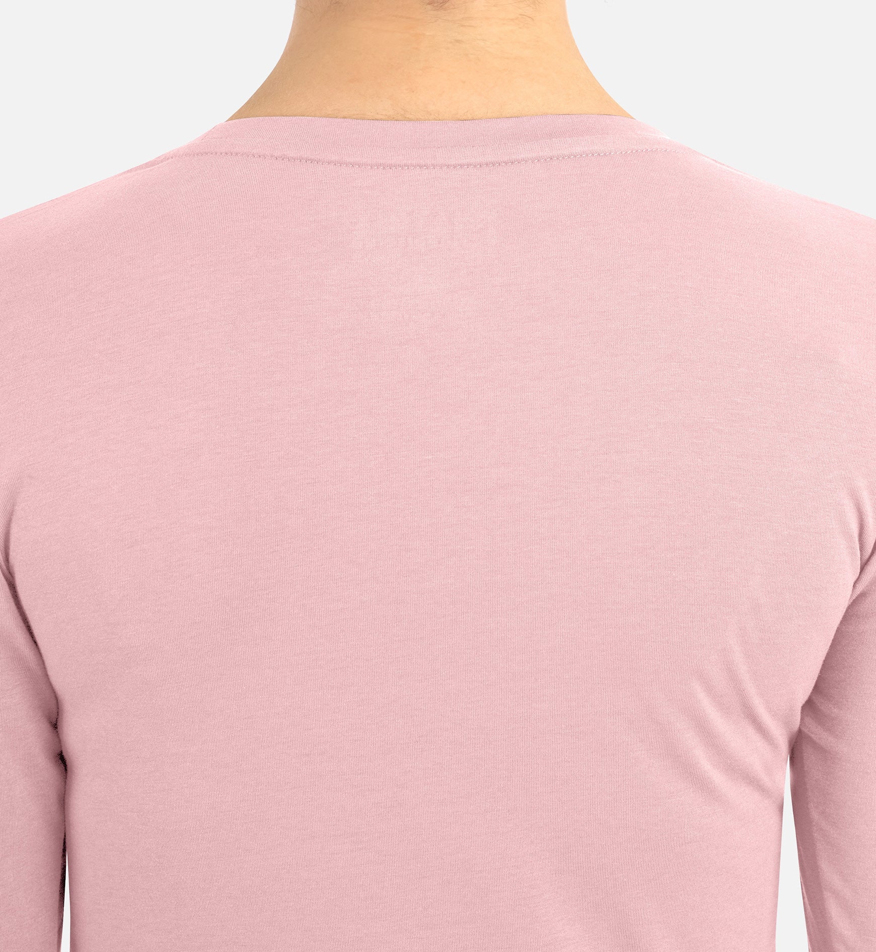 Bestee 6909 Women's Basic Long Sleeve Underscrub Tee Light Mauve