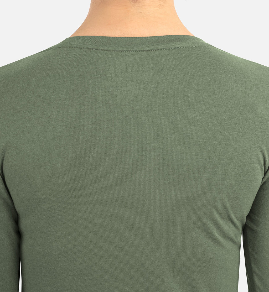 Bestee 6909 Women's Basic Long Sleeve Underscrub Tee Olive