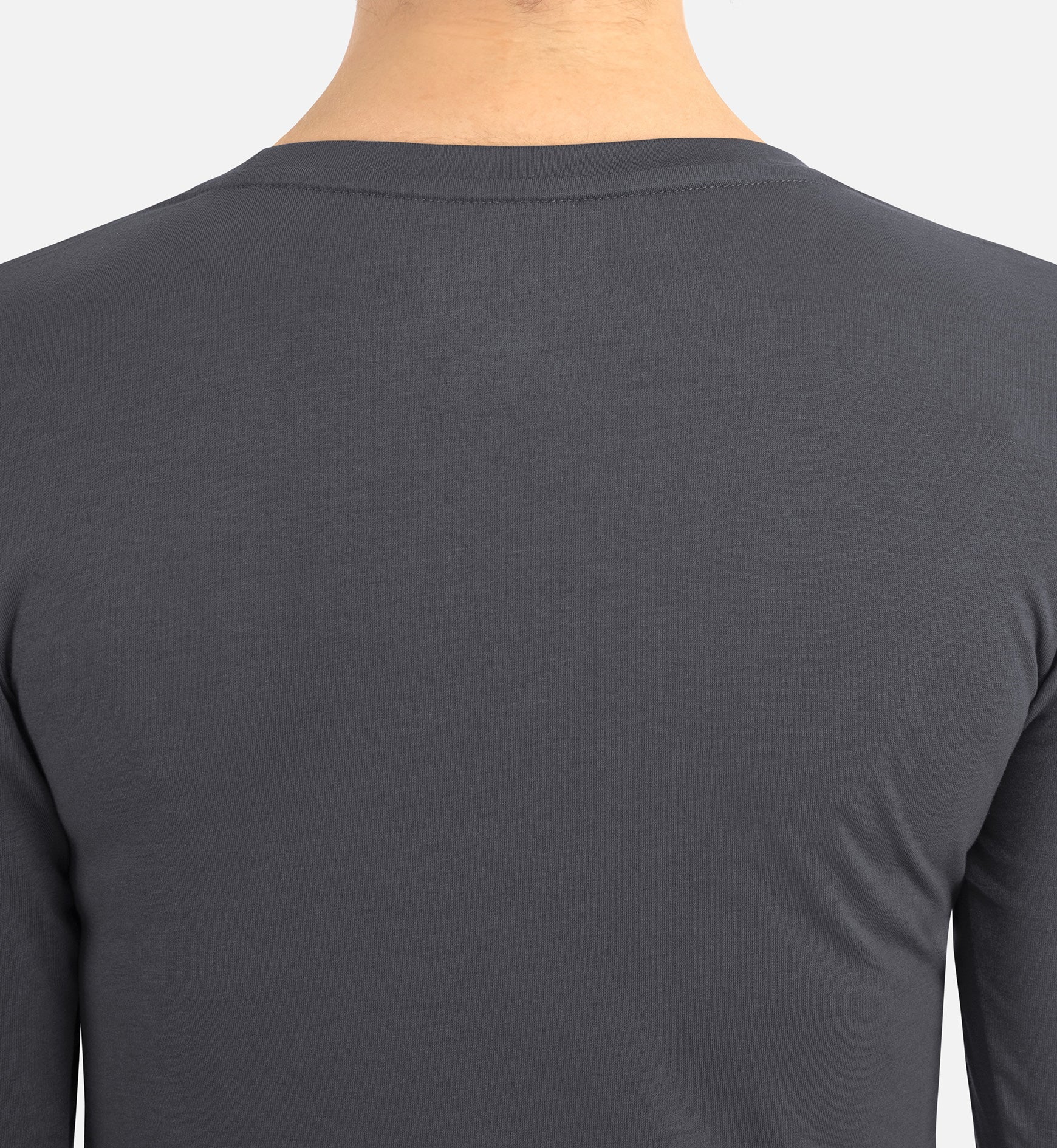 Bestee 6909 Women's Basic Long Sleeve Underscrub Tee Pewter