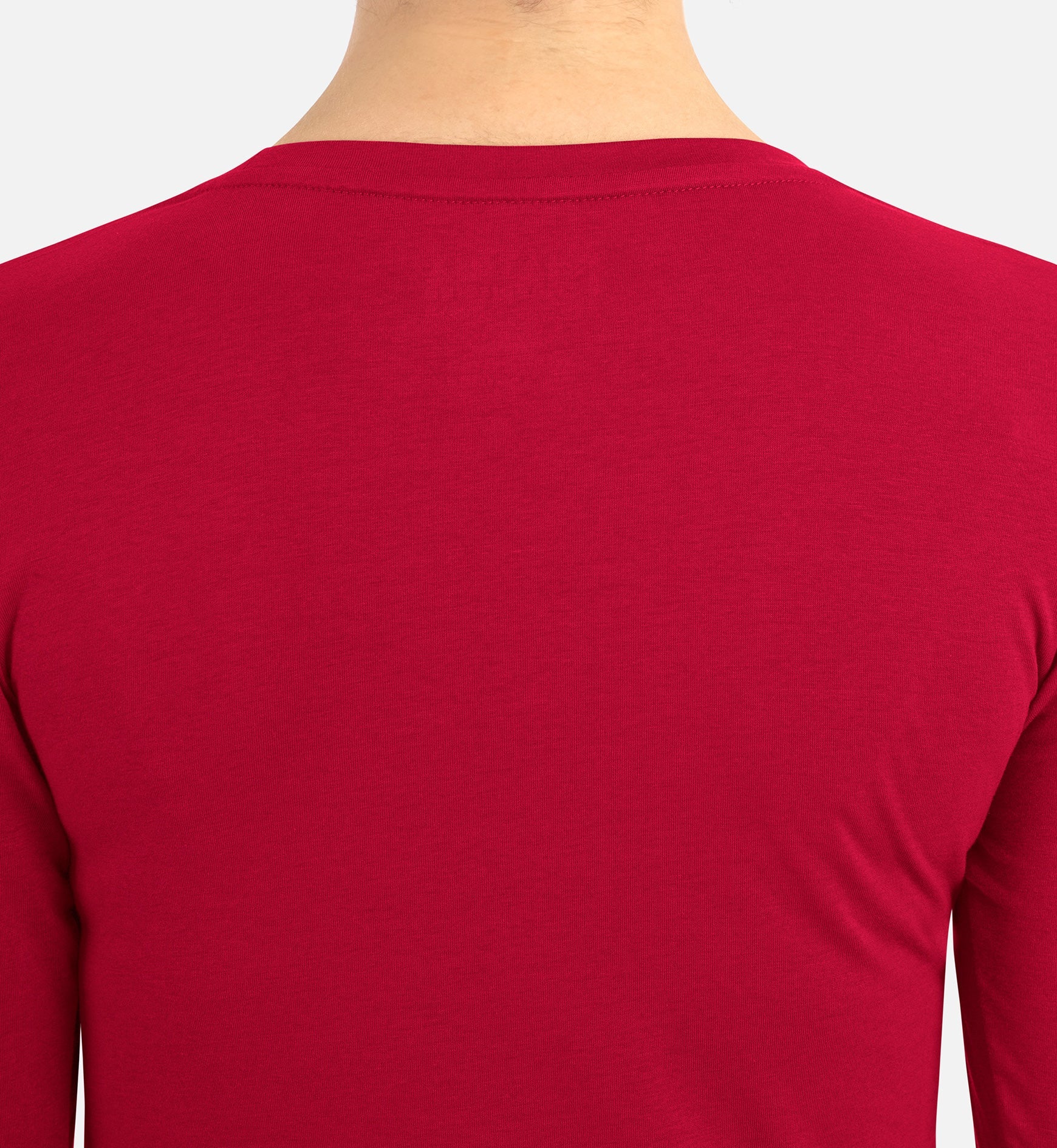 Bestee 6909 Women's Basic Long Sleeve Underscrub Tee Red