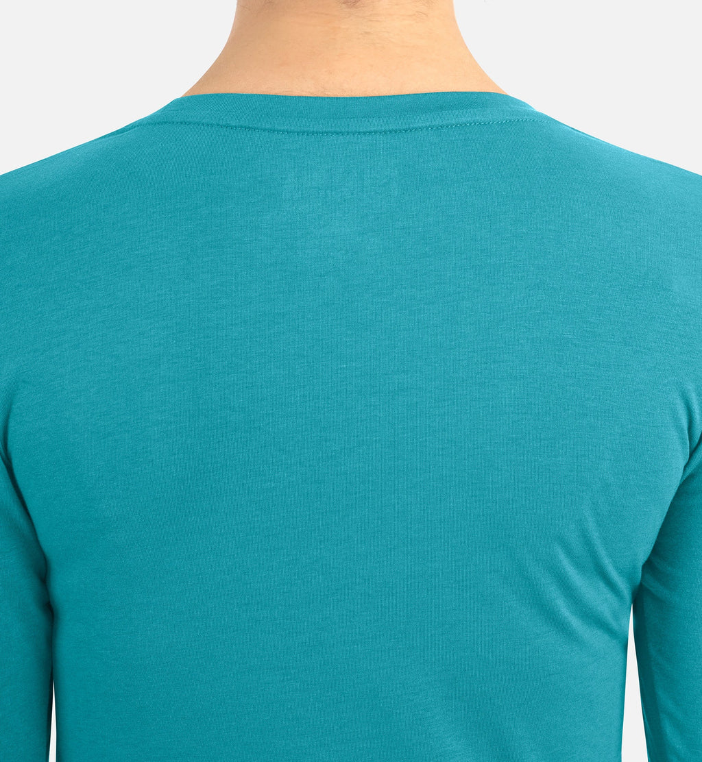 Bestee 6909 Women's Basic Long Sleeve Underscrub Tee Real Teal