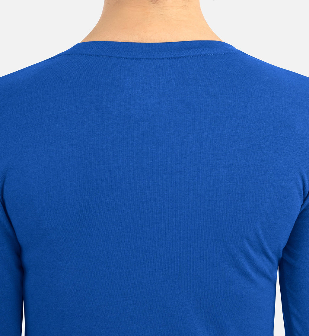 Bestee 6909 Women's Basic Long Sleeve Underscrub Tee Royal Blue