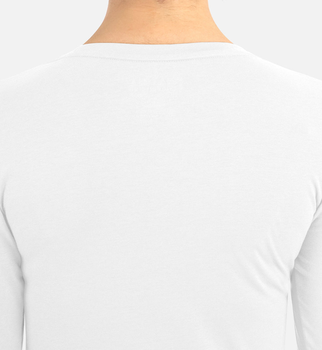 Bestee 6909 Women's Basic Long Sleeve Underscrub Tee White