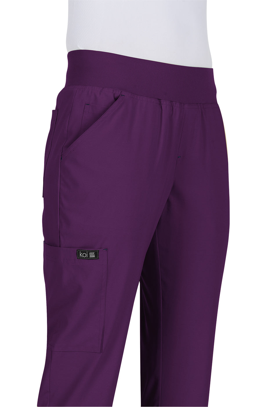 Basics 732 Laurie Pants Eggplant