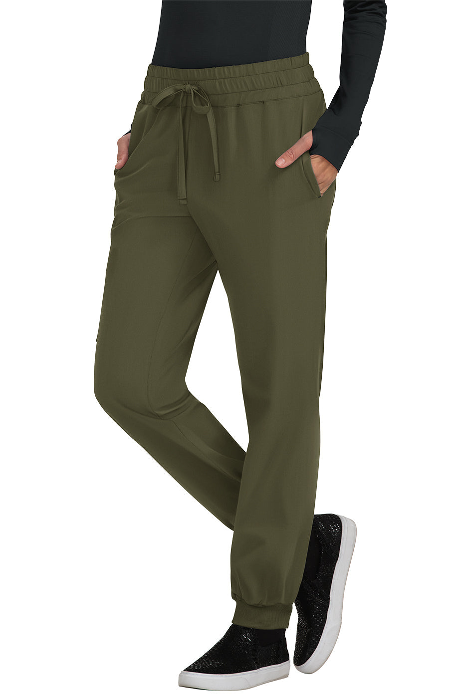 Basics 741 Gemma Jogger Pants Olive Green