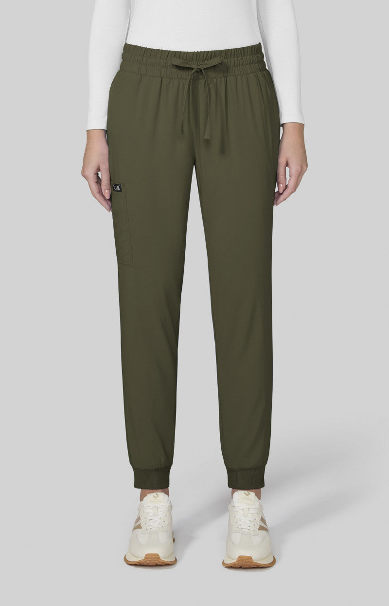 Basics 741 Gemma Jogger Pants Olive Green