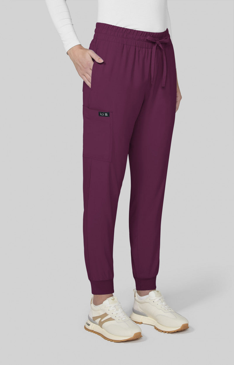 Basics 741 Gemma Jogger Pants Wine