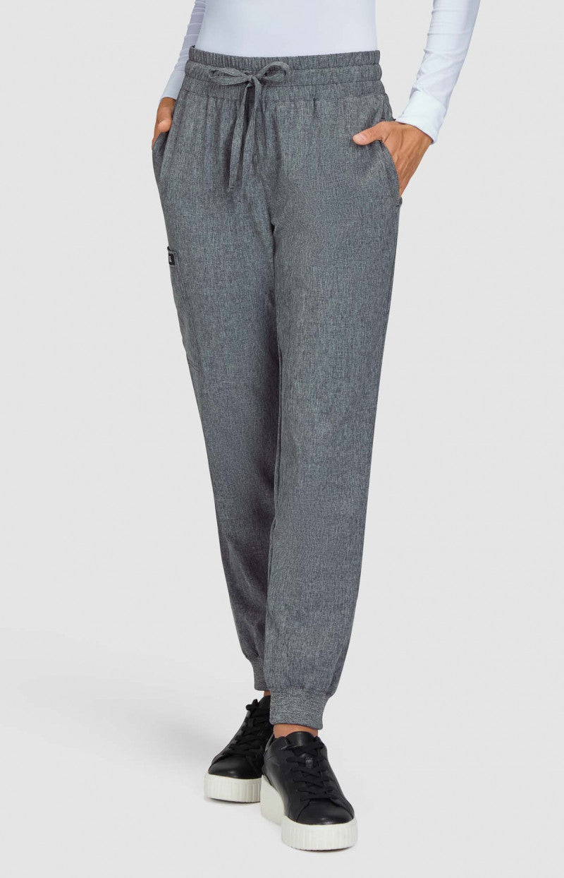 Basics 741 Gemma Jogger Pants Heather Grey