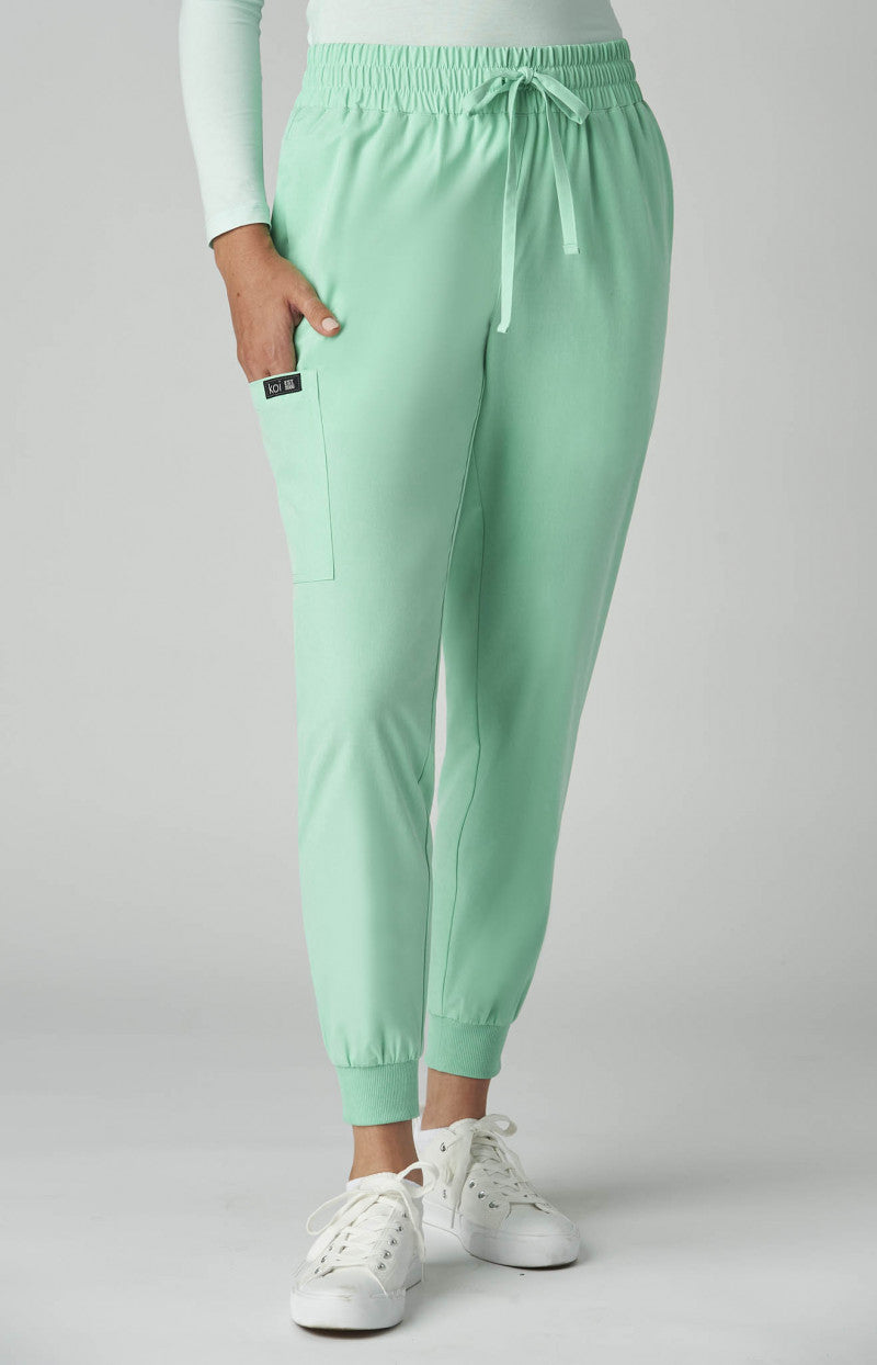 Basics 741 Gemma Jogger Pant Heather Jelly Mint