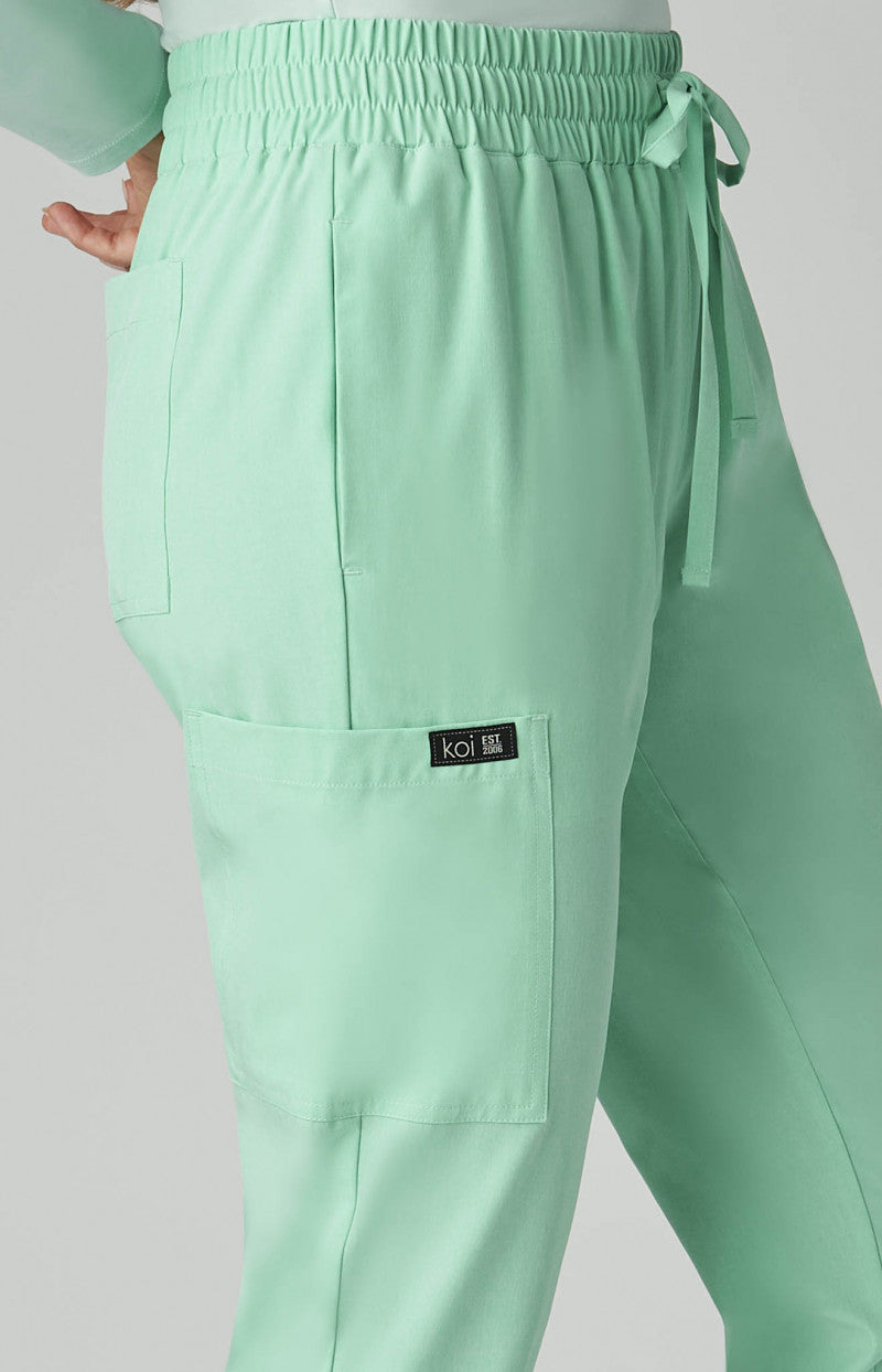 Basics 741 Gemma Jogger Pant Heather Jelly Mint