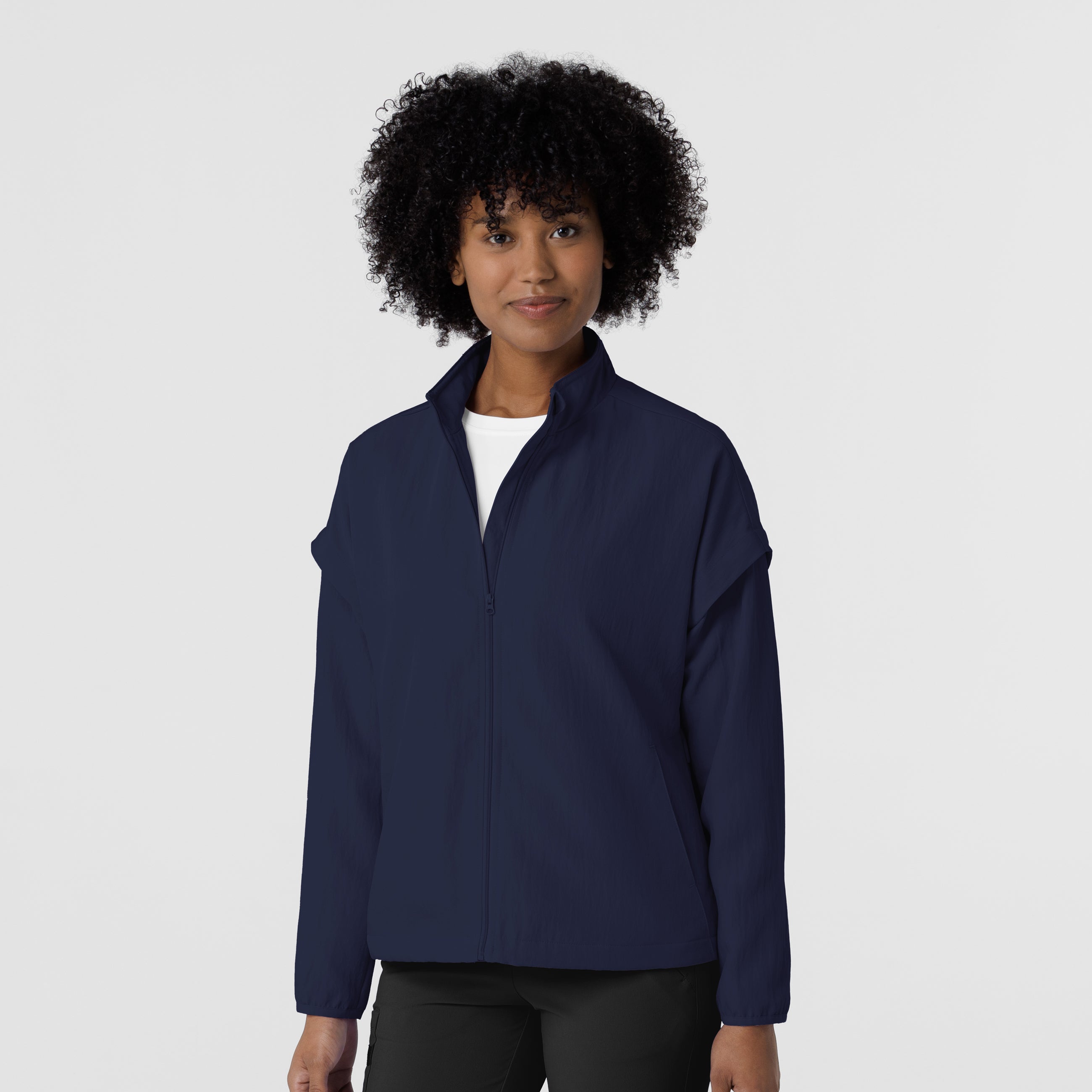 Layers 8014 BreezeBreaker Scrub Jacket Navy