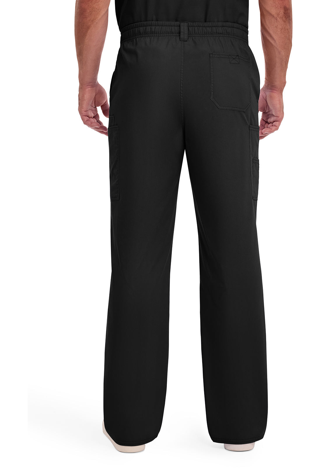 EDS Signature 81006 Men's Zip Fly Pull-On Scrub Pants Black