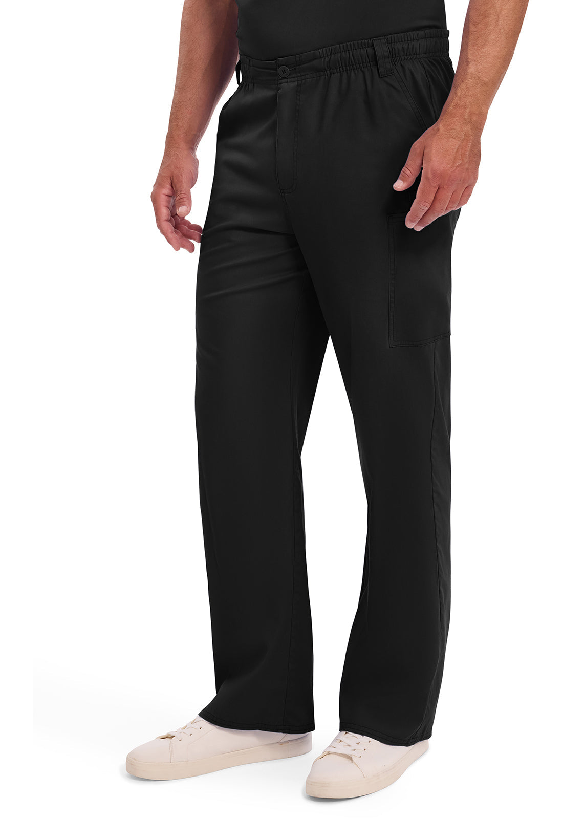 EDS Signature 81006 Men's Zip Fly Pull-On Scrub Pants Black