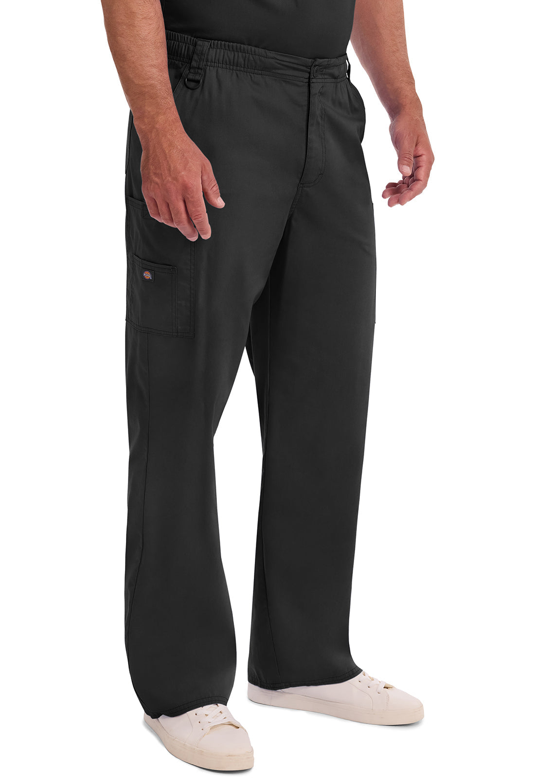 EDS Signature 81006 Men's Zip Fly Pull-On Scrub Pants Black