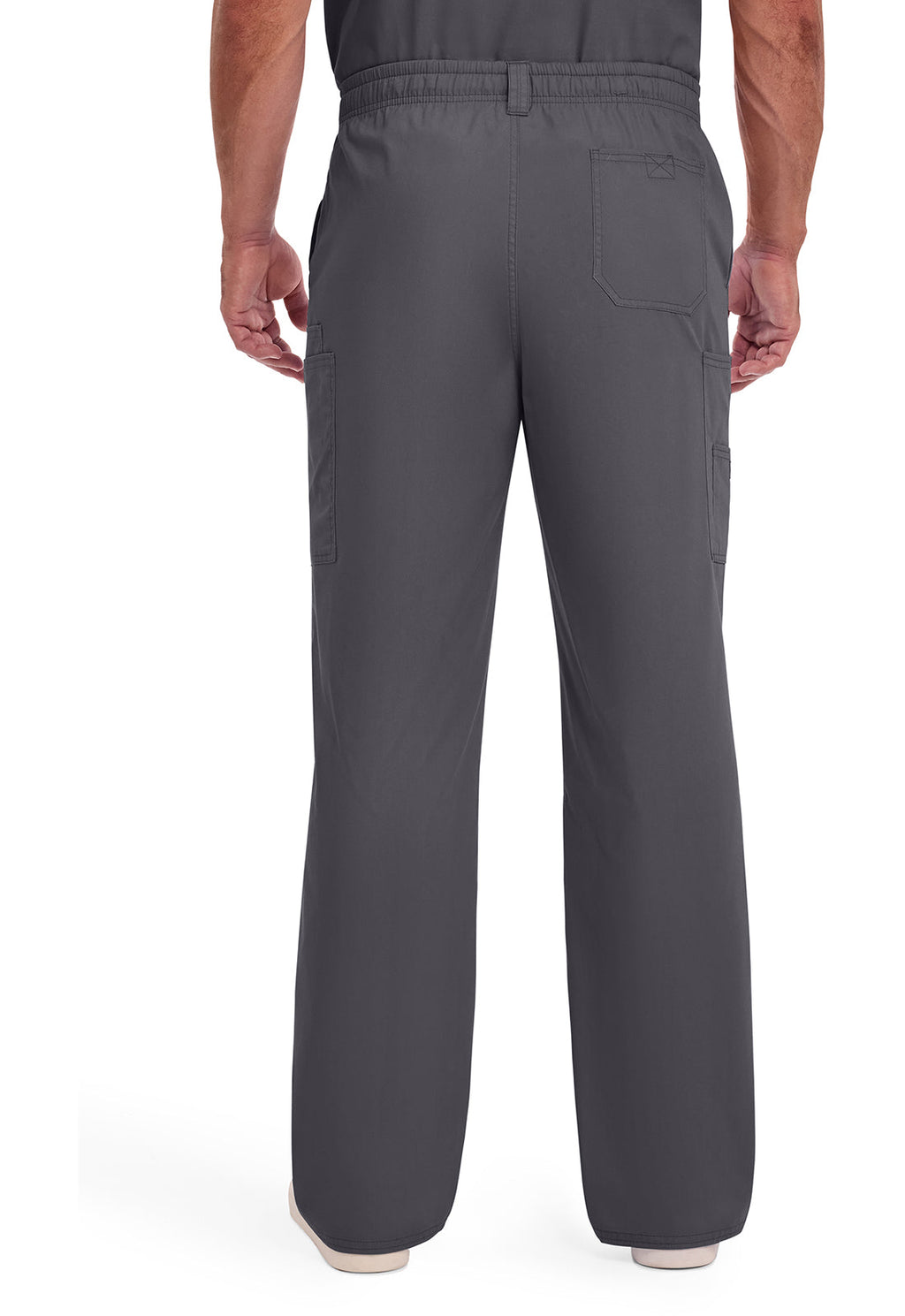 EDS Signature 81006 Men's Zip Fly Pull-On Scrub Pants Pewter