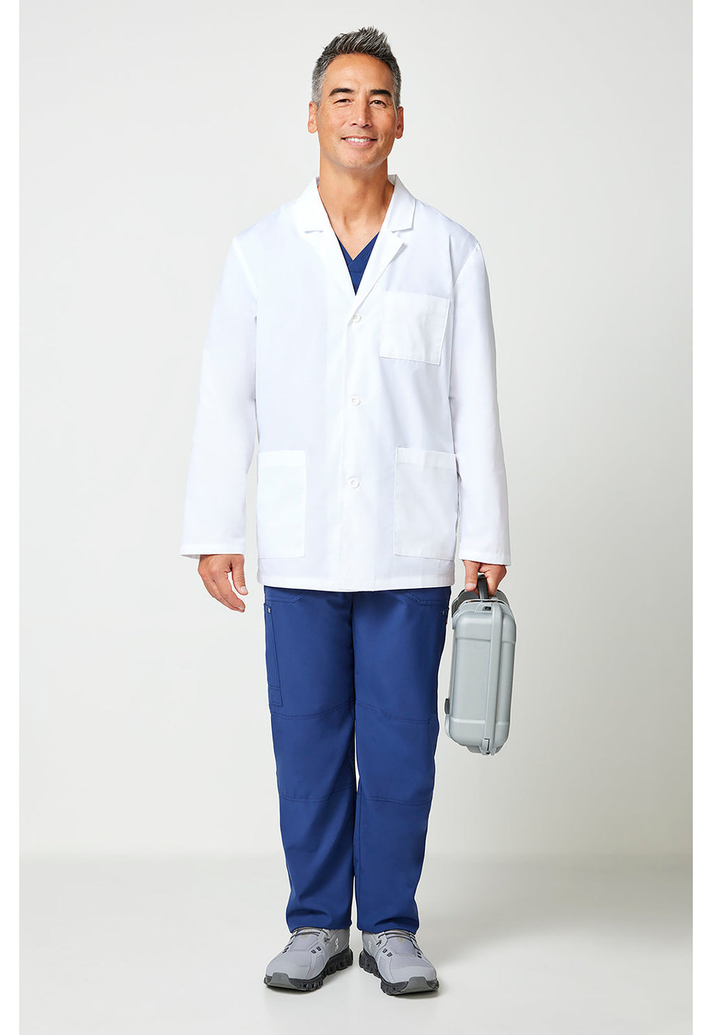 EDS Professional Whites 81404 Men's 31" Men's Consultation Lab Coat White