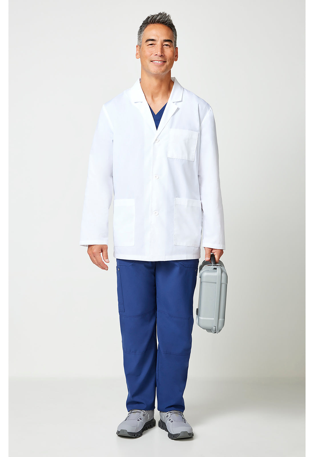 EDS Professional Whites 81404 Men's 31" Men's Consultation Lab Coat White