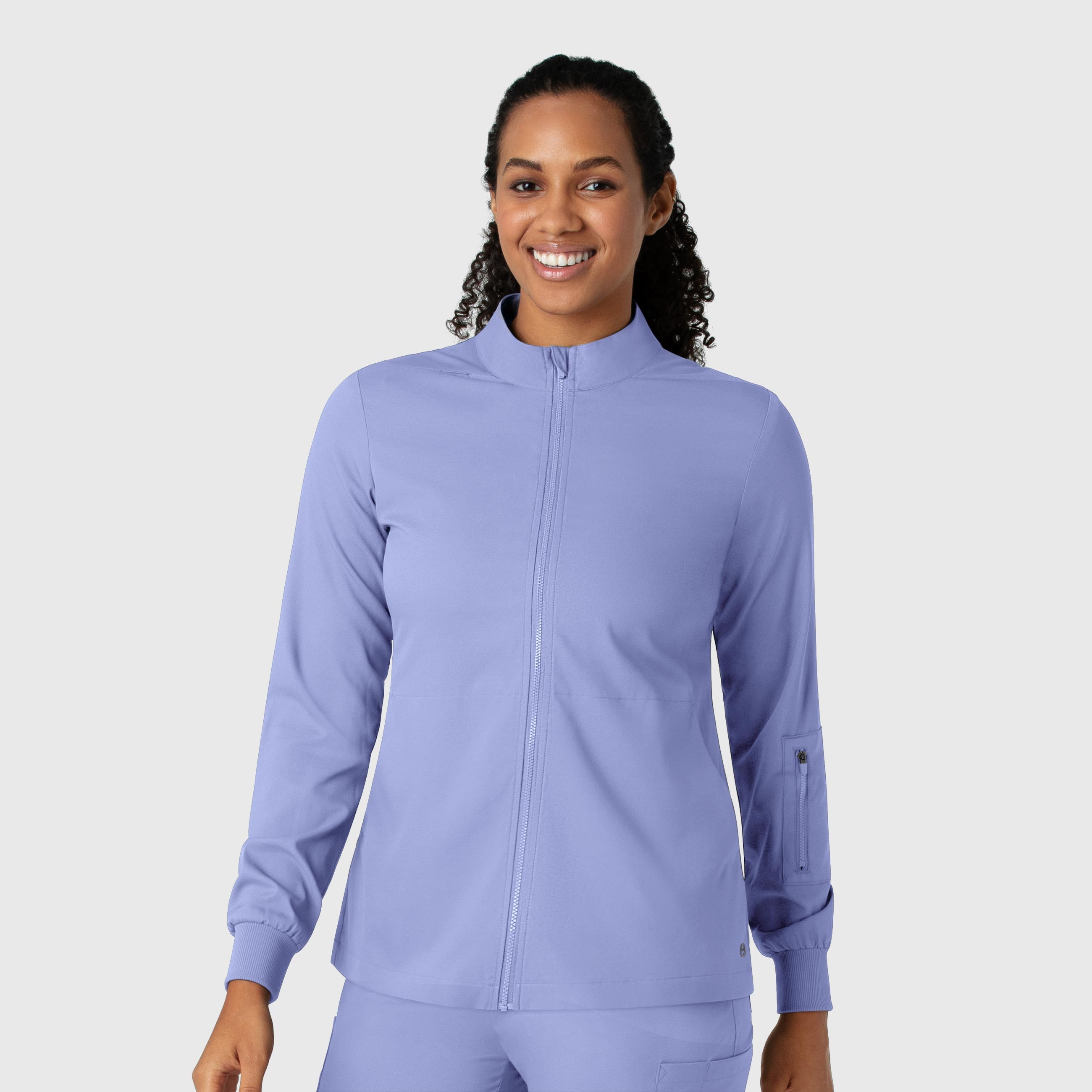 Boundless 8151 Warm Up Scrub Jacket Ceil Blue – Affordable Uniforms