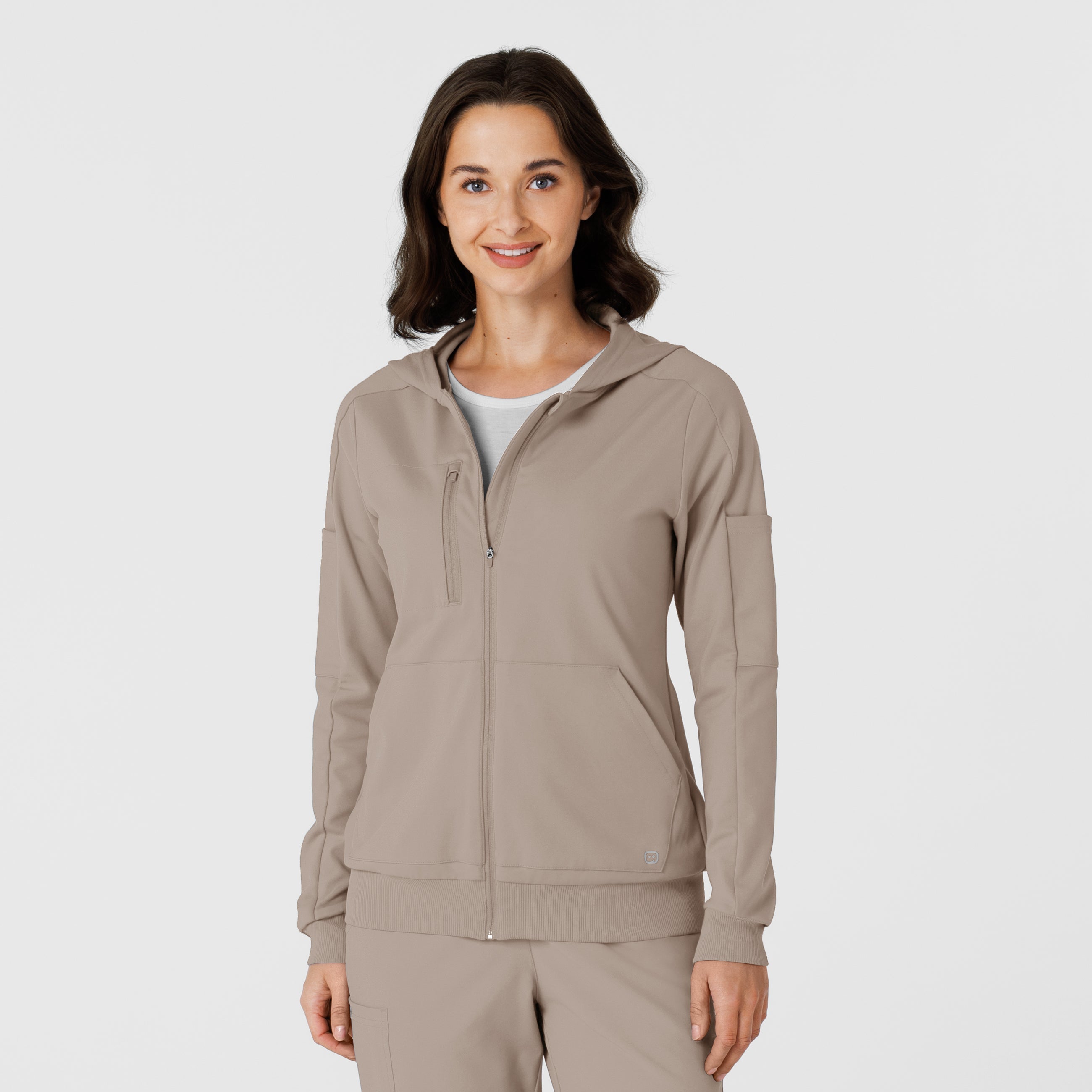 RENEW 8159 Knit Women’s Zip Hoodie Haze