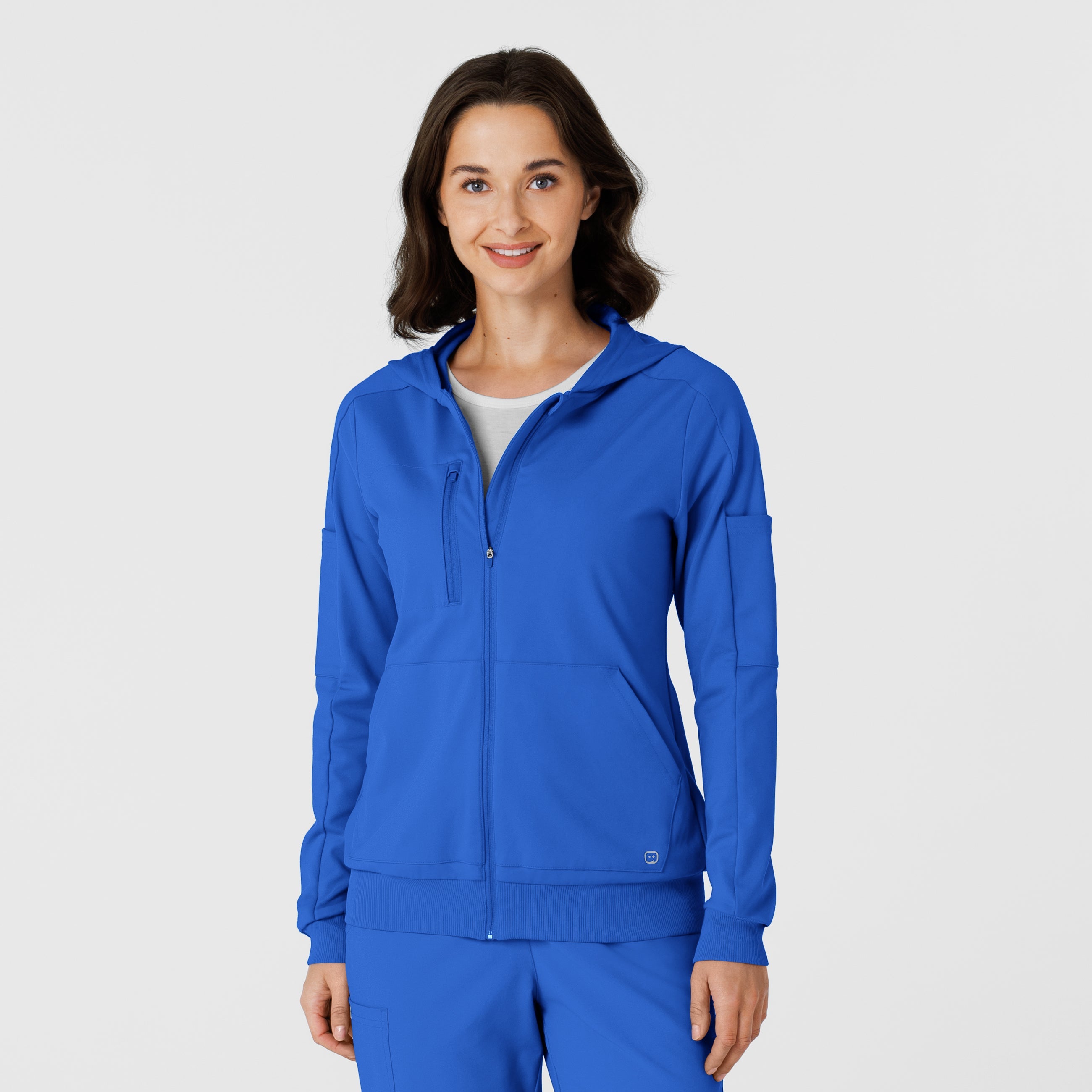 RENEW 8159 Knit Women’s Zip Hoodie Royal