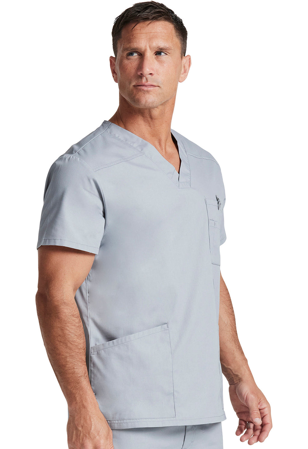 EDS Signature 81906 Men's V-Neck Top Grey