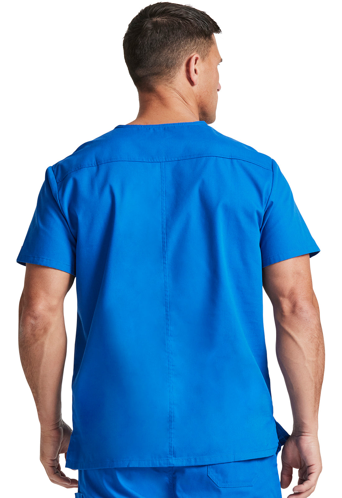 EDS Signature 81906 Men's V-Neck Scrub Top Royal