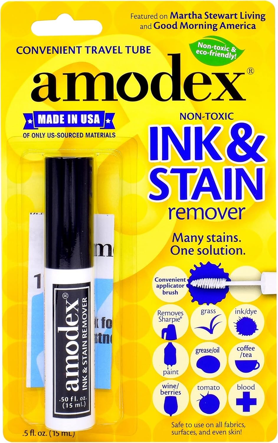 Amodex Stain Remover Travel Tube