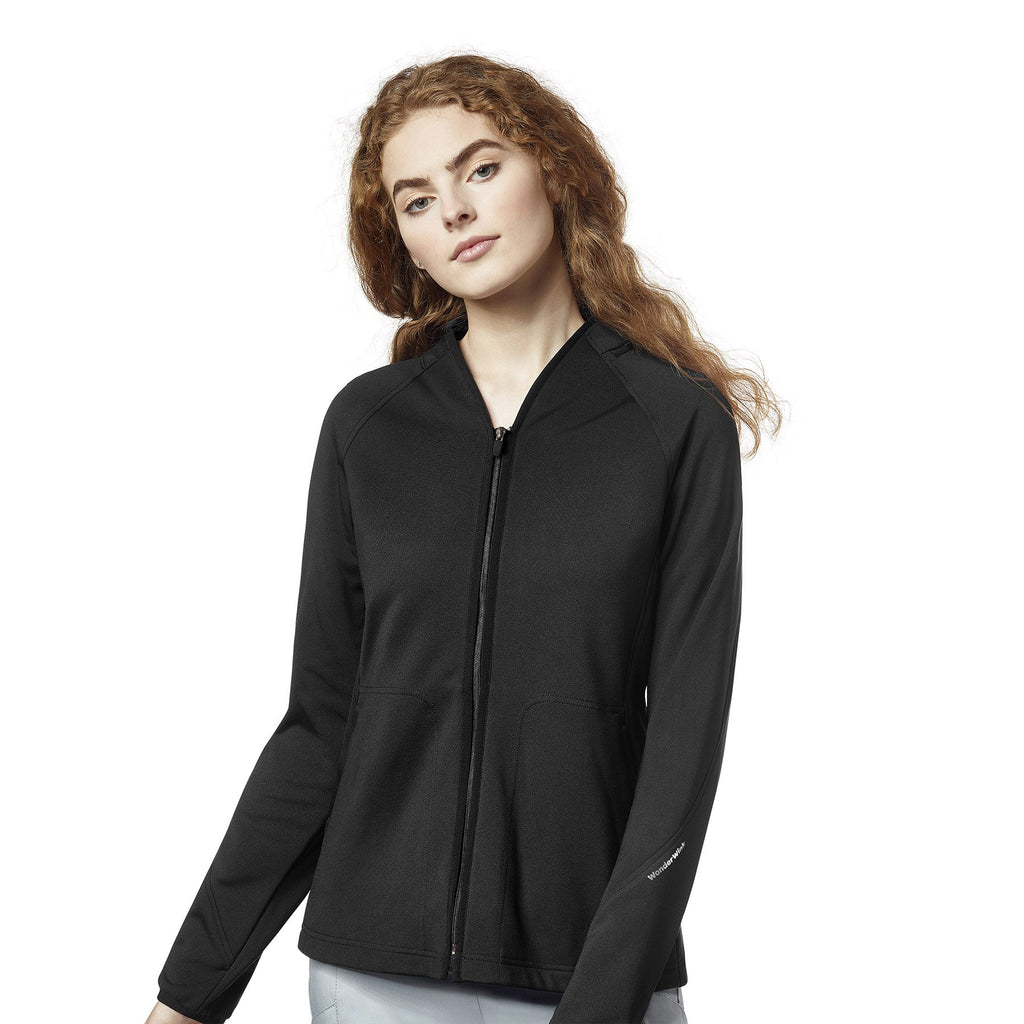 Layers 8209 Fleece Full Zip Jacket Black