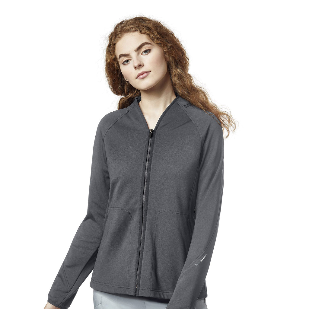 Layers 8209 Fleece Full Zip Jacket Pewter