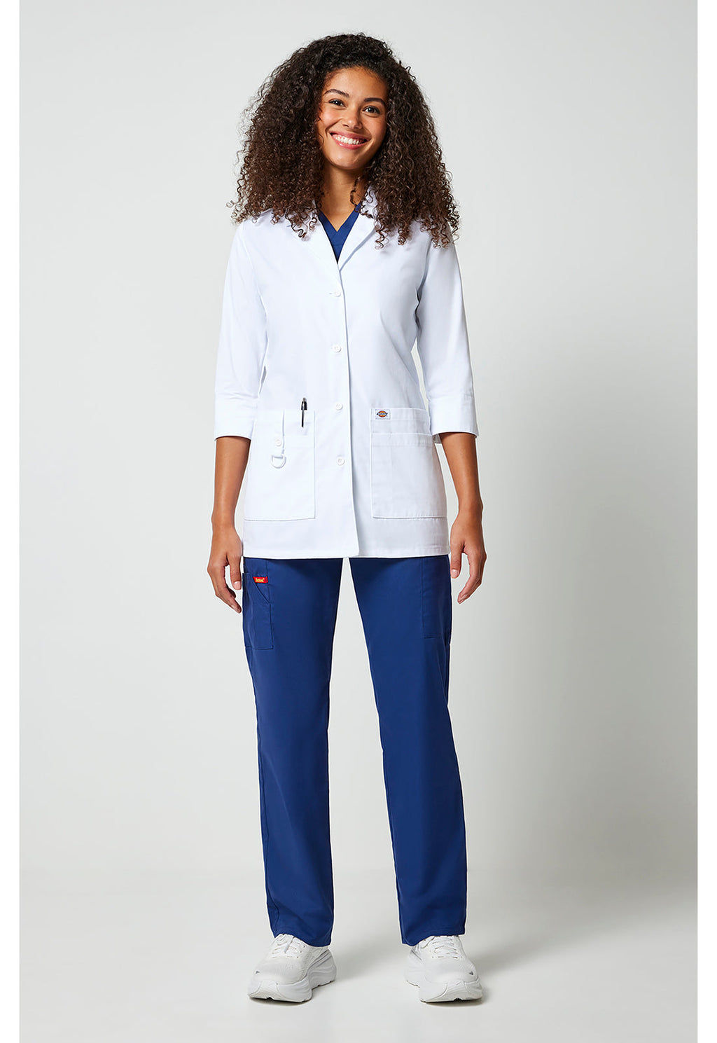 EDS Professional Whites 82402 Women's 30" Consultation Lab Coat White