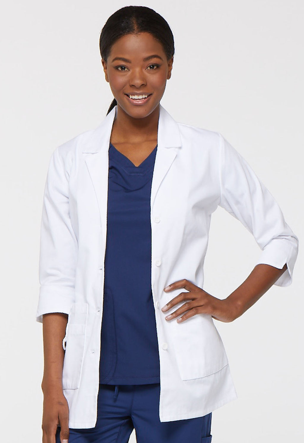 EDS Professional Whites 82402 Women's 30" Consultation Lab Coat White