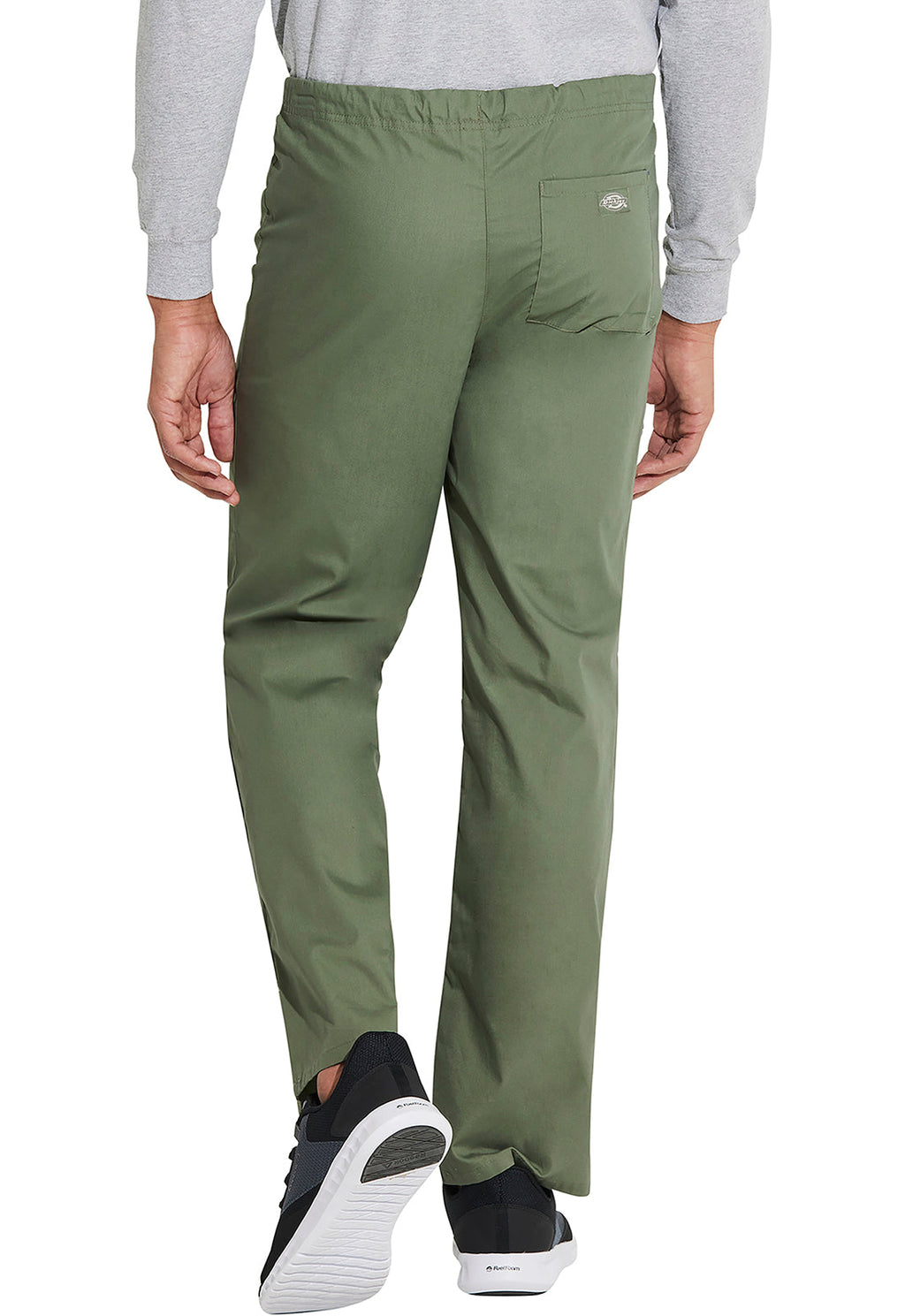 EDS Signature 83006 Unisex Drawstring Pants Olive Model Image Back | Dickies