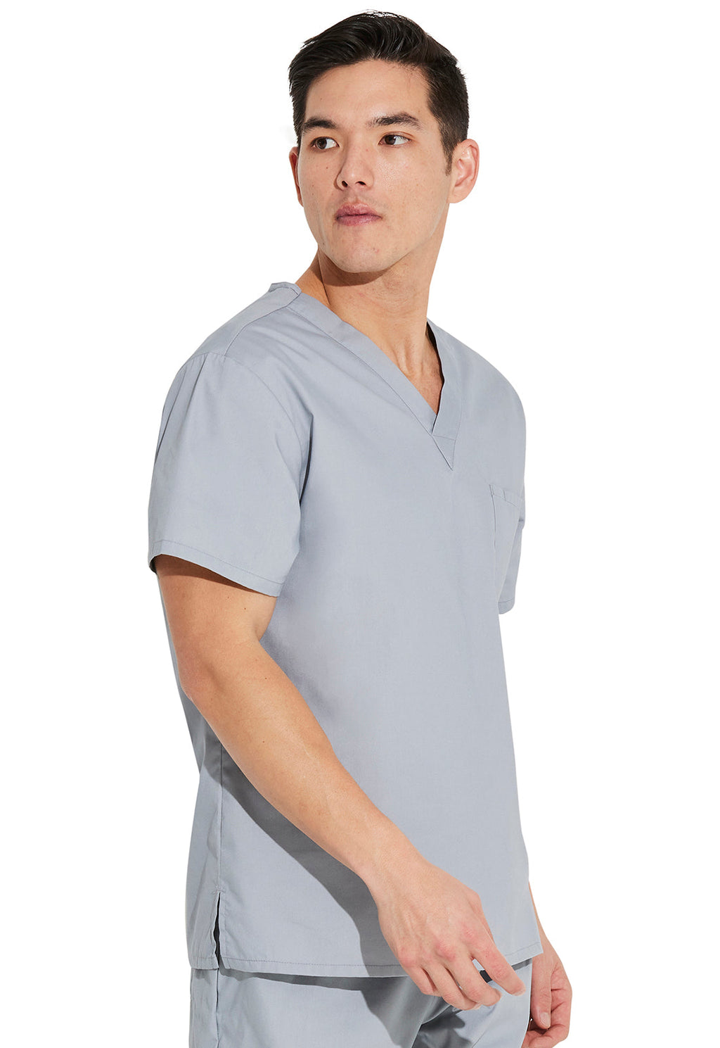 EDS Signature 83706 Unisex Tuckable V-Neck Top Grey